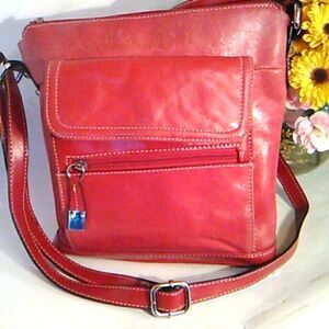 Giani Bernini Red Crossbody Bag